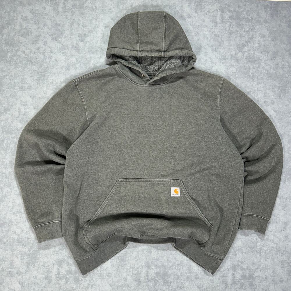 Carhartt Relaxed Fit grey casual workwear athleisure hoodie mens XL
